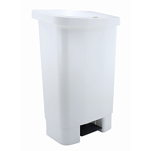 Lixeira com Pedal 50L Haus Branca - Design e Alta Qualidade