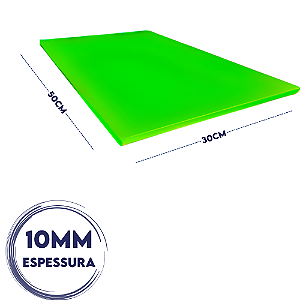 Tabua Placa de Corte verde 50x30cm