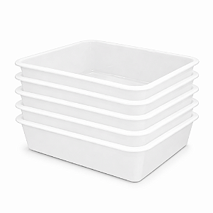 Kit 5 Bandejas 8 Litros para Restaurante – Plástica Profissional Cozinha Industrial