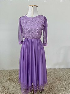 Vestido Ele Vive - Lavanda
