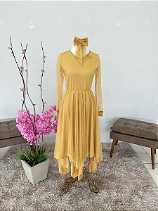 Vestido Nova Aliança - Amarelo Canário