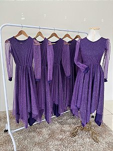Vestido Nova Aliança - Roxo