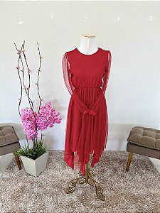 Vestido Nova Aliança - Vermelho