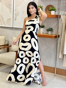 Vestido Longo Ombro Único