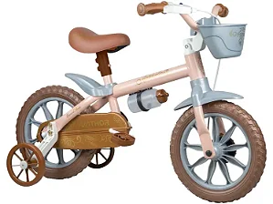 Bicicleta Aro 12 infantil Feminina Antonella Baby Nathor