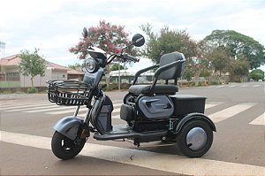 Triciclo K3 1000w 2 lugares *NÃO PRECISA CNH*