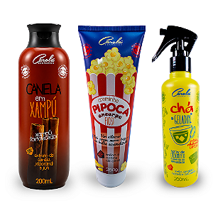 Trio Encorpa Geladinho (Canela + Pipoca + Chá Geladin)