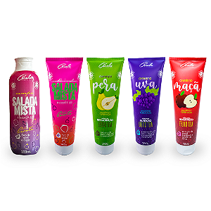 Salada Mista Kit Completo Carola (Salada Mista Xampu + Salada Mista Condicionador + Pêra Creminho + Uva Creminho + Maçã Creminho)