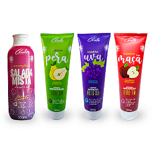 Delícias de Carola (Creminho Pêra 280g + Creminho Uva 280g + Creminho Maçã 280g ) GANHOU Xampu Salada Mista