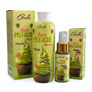 Body Splash Pistache 60 ml + Máscara Pistache 200 g