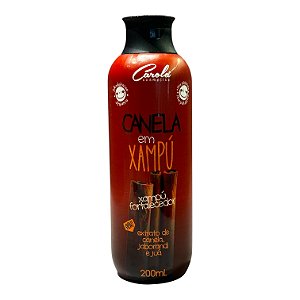 Canela em Xampú Limpeza e Força 200 ml