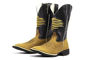 Bota Masculina Mr West Fossil Mostarda USA Ouro - Colt
