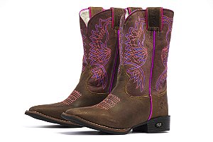 Bota Infantil Durango 17K0102G2P - Red Dog Cereja - Flex