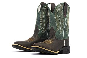 Bota Masculina DHR Lobo Crazy Cafe Fossil Marinho - Flex