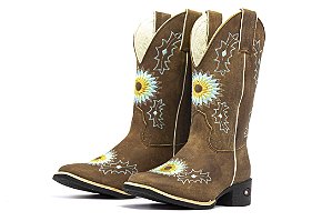 Bota Feminina Mr West Mad Dog Cafe BD016 AZBB - VDC Mandala - Flex