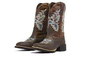 Bota Masculina Cavazzani Bordado Colorido - Flex