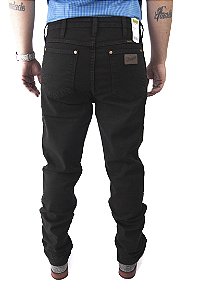 Calça Masculina Wrangler Preta Lycra 13MWEBK36PR