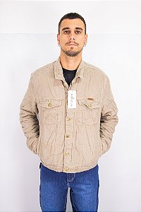 Jaqueta Masculina Wrangler WM9752KA - Veludo Bege