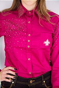 Camisa Feminina Laidol Manga Longa - Pink Lisa