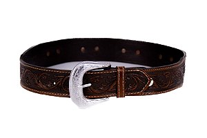 Cinto Masculino em couro - Pêlo de vaca
