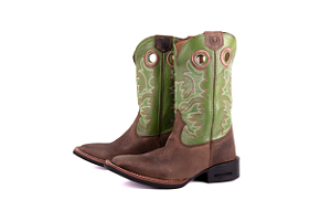 Bota Unissex Austin Ranch Mad Dog Oliva - Outlet