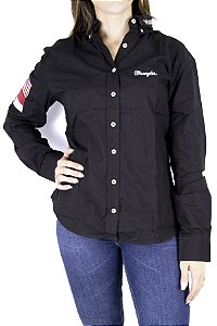 Camisa Feminina Wrangler Preta