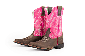 Bota Feminina Durango / Med Dog Pink - Solado Flex