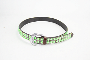 Cinto Feminino Infantil Verde Brilho