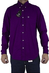 Camisa Masculina Ariat Manga Longa Lisa - Pink