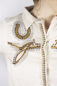 Camisa Feminina Minuty Bege