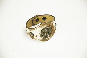 Pulseira Feminina Goyazes em couro
