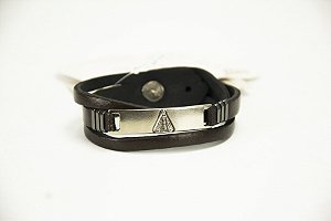 Pulseira Masculina em couro