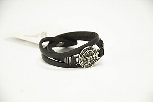 Pulseira Masculina em couro