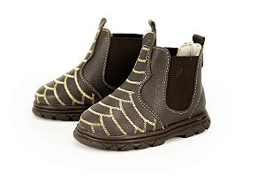 Botina Infantil Big Bull Cor Café/Escama