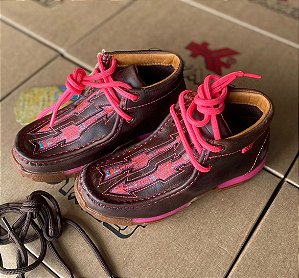 Destroyer Feminino Infantil Goyazes 212006-C Cor Couro Dallas Tabaco/ Sola Ambar Rosa