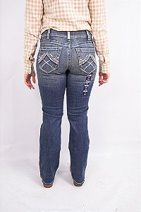 Calça Feminina Ariat Importada - Mid Rise - Boot Cut