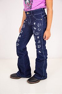 Calça feminina infantil Apache