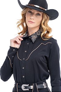 Camisa Feminina Zenz Enola Preta
