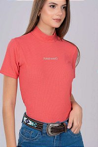 Blusinha Penssy Livia Coral 1
