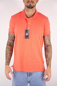 Camiseta Polo Masculina Ox Horns RF 3010 Cor Coral