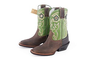 Bota Masculina Durango Carrapeta Salto Carrapeta/ Solado Gel/ Bico Quadrado/ Mad Dog Oliva 1421702126G2P