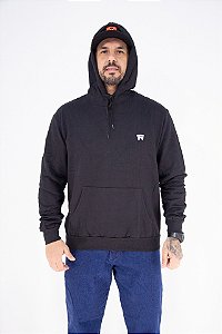 Moletom Masculino Wrangler com Capuz - Preto