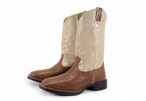 Bota Masculina Classic Solado Gel/ Montana Fulton/Branco