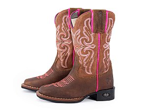 Bota Feminina Infantil Durango Red Dog Terra/ Solado Flex KA11