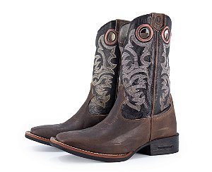 Bota Masculina Austin Med Dog Preta/ Solado Flex AR09