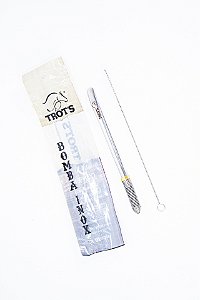 Bomba inox Trots de mola + escova higienizadora