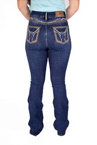 Calça Feminina Minuty Ref. 262034 Bordada