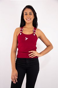 Regata Feminina Thankfield Fivela Vermelha