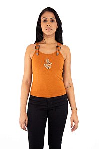 Regata Feminina Thankfield Fivela Ocre 01745