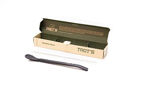 Bomba Trots Campeira Preta com rosca e escova higienizadora